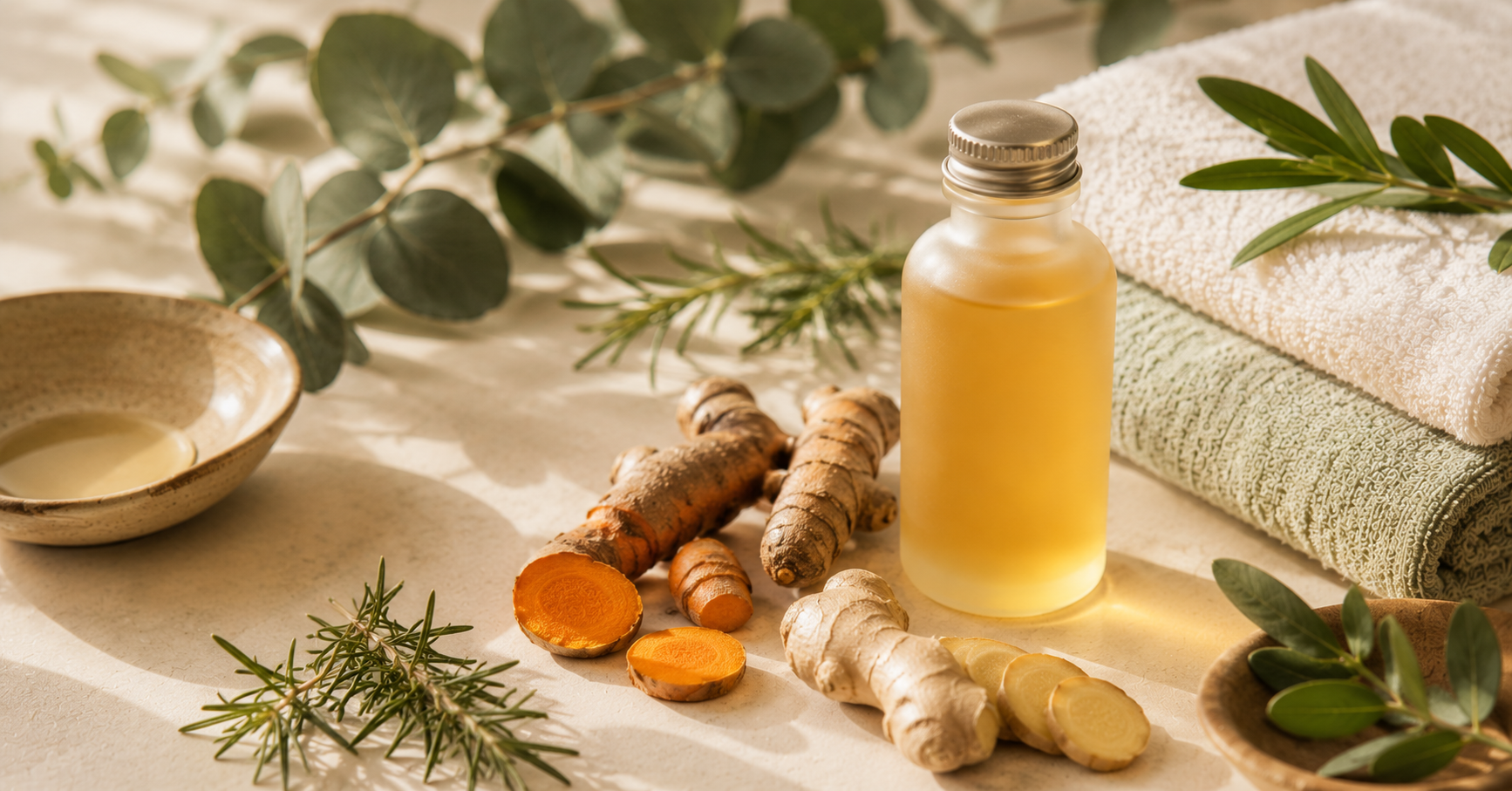 Turmeric Massage Oil: A Warming Ritual for Tired, Hard-Working Muscles