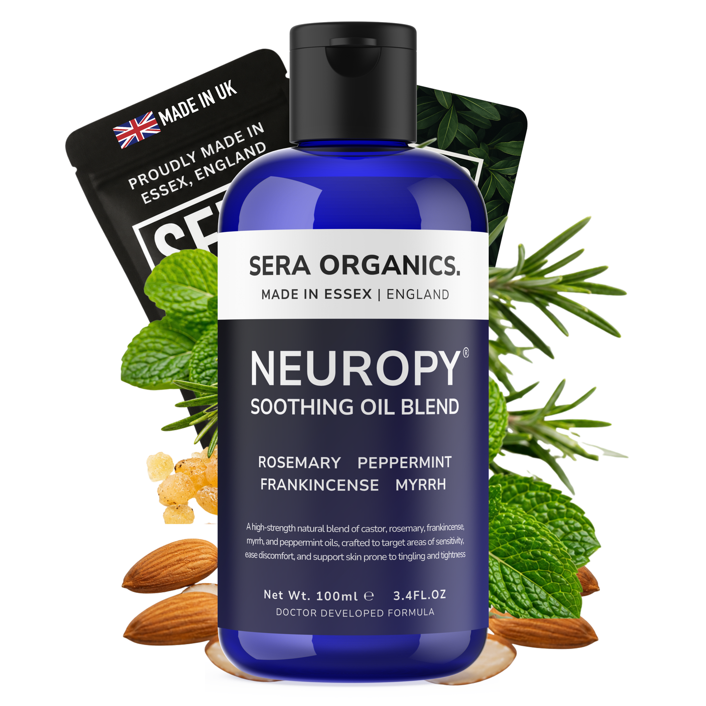 Neuropy Soothing Oil | Warming Natural Massage Oil for Hands & Feet