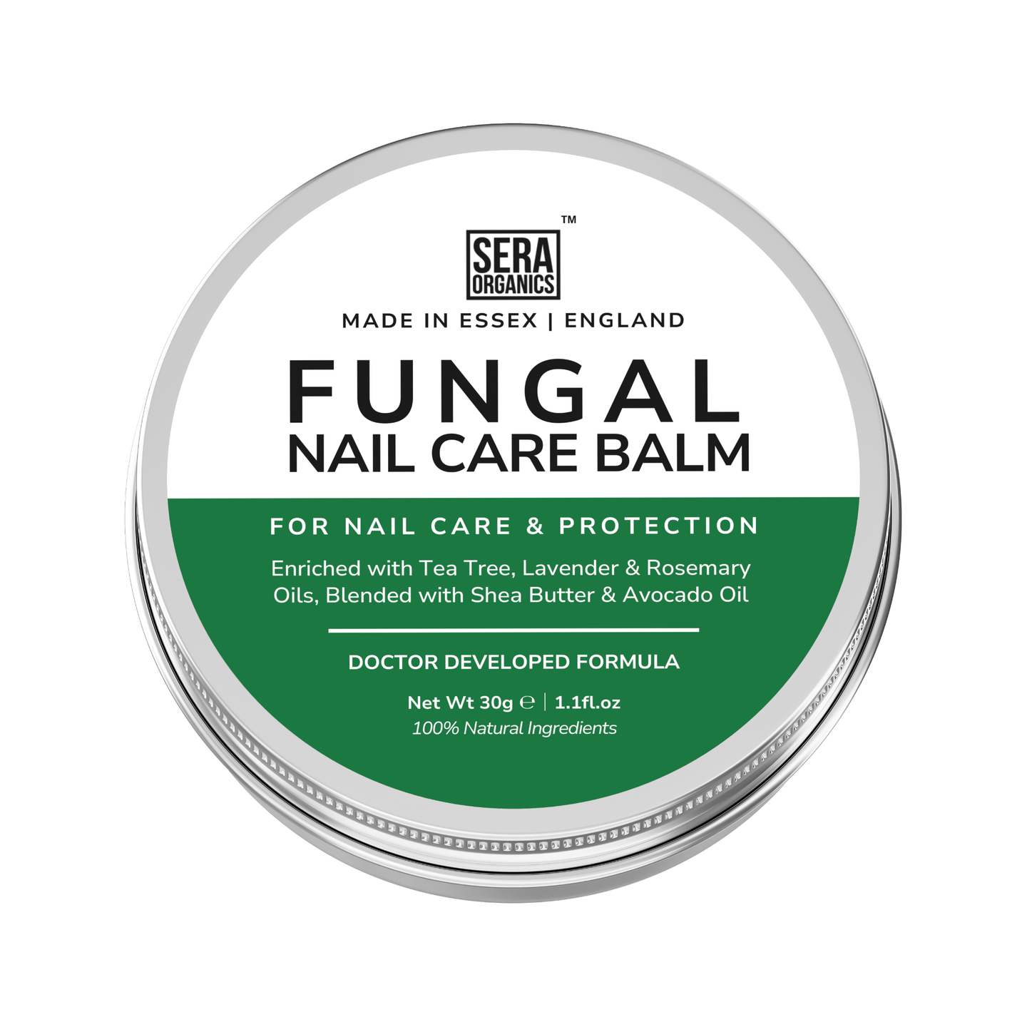 Fungal Nail Care Balm | Natural Tea Tree & Shea Butter Formula