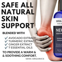 Neuropy Soothing Oil | Warming Natural Massage Oil for Hands & Feet