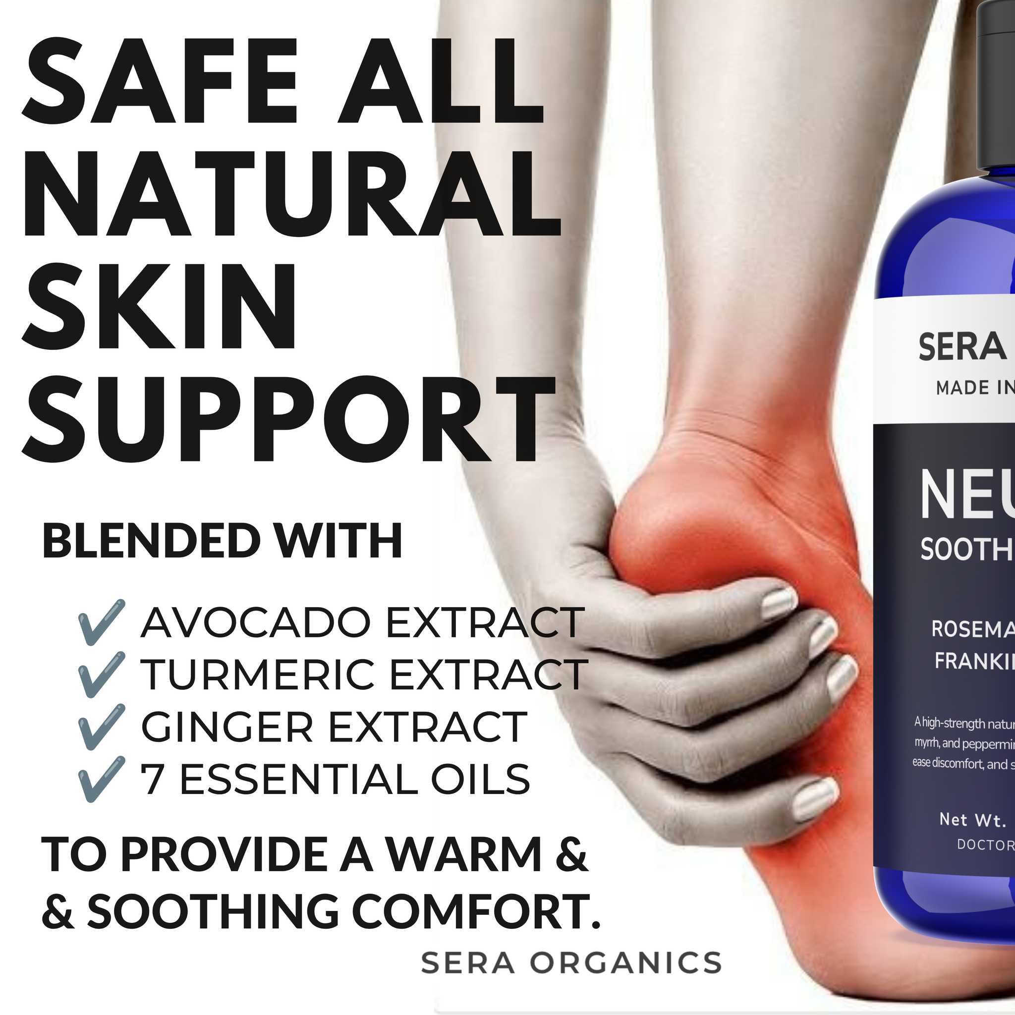 Neuropy Soothing Oil | Warming Natural Massage Oil for Hands & Feet
