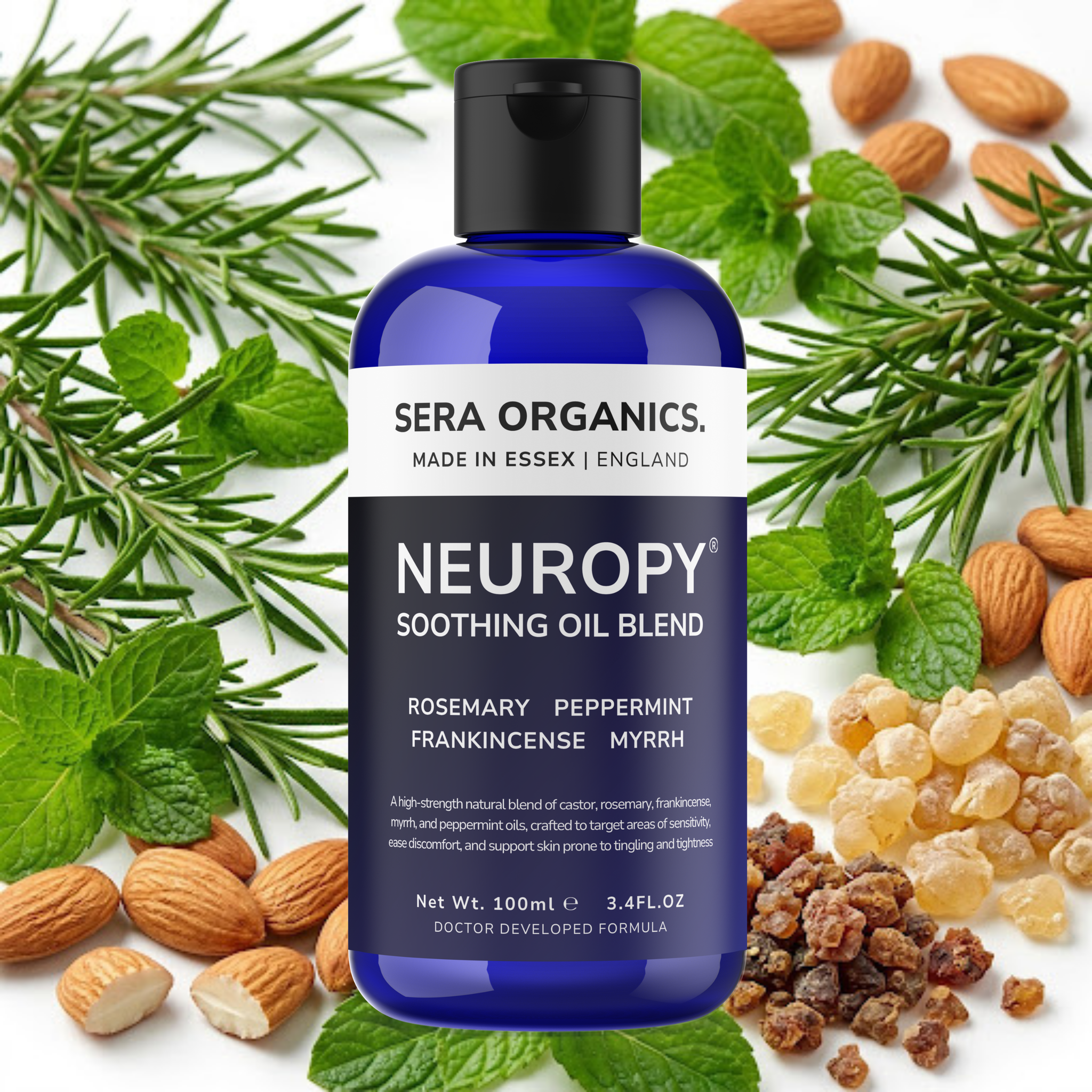 Neuropy Soothing Oil | Warming Natural Massage Oil for Hands & Feet