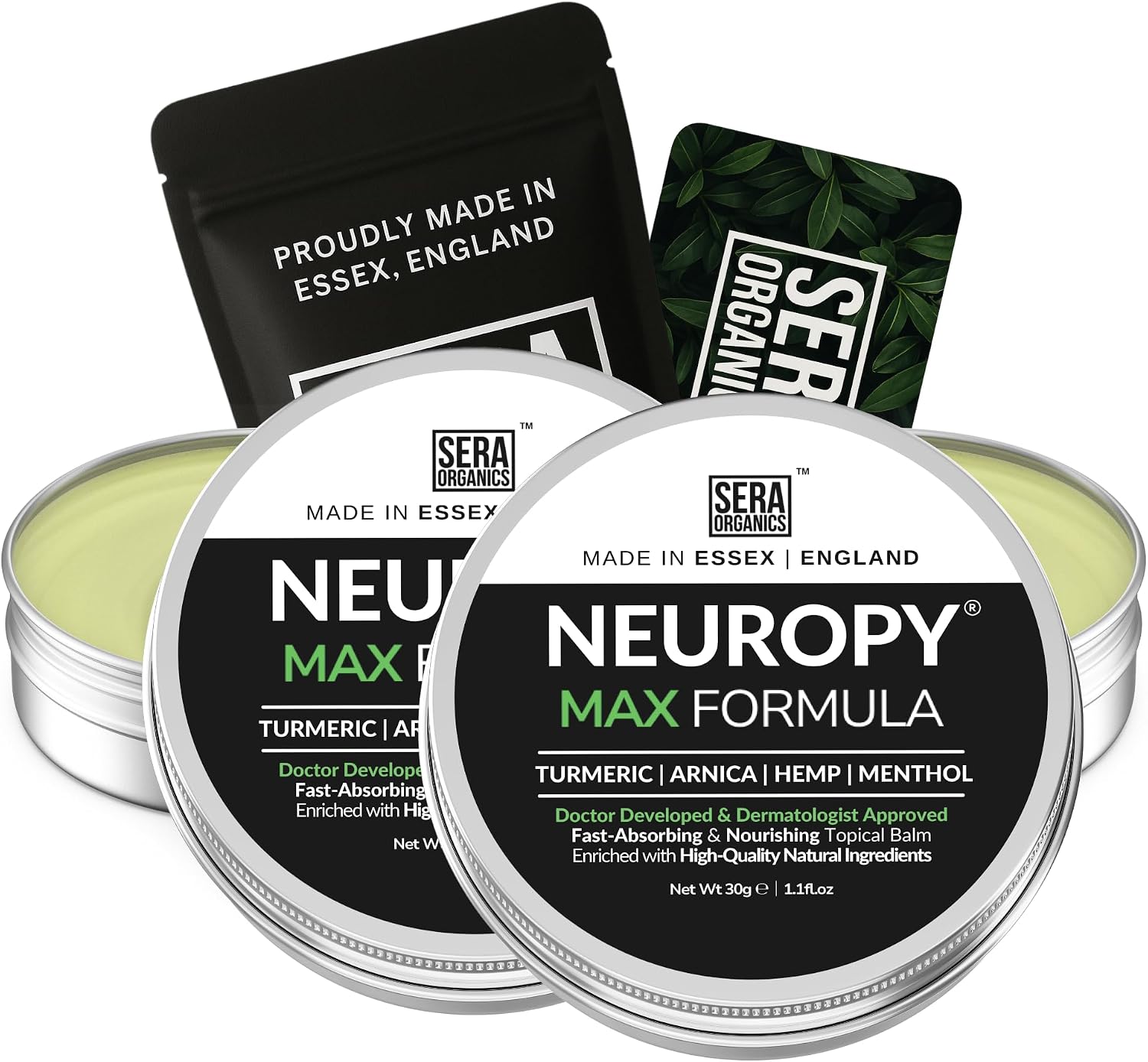 Neuropy Max Balm | Maximum Strength Natural Balm for Hands & Feet