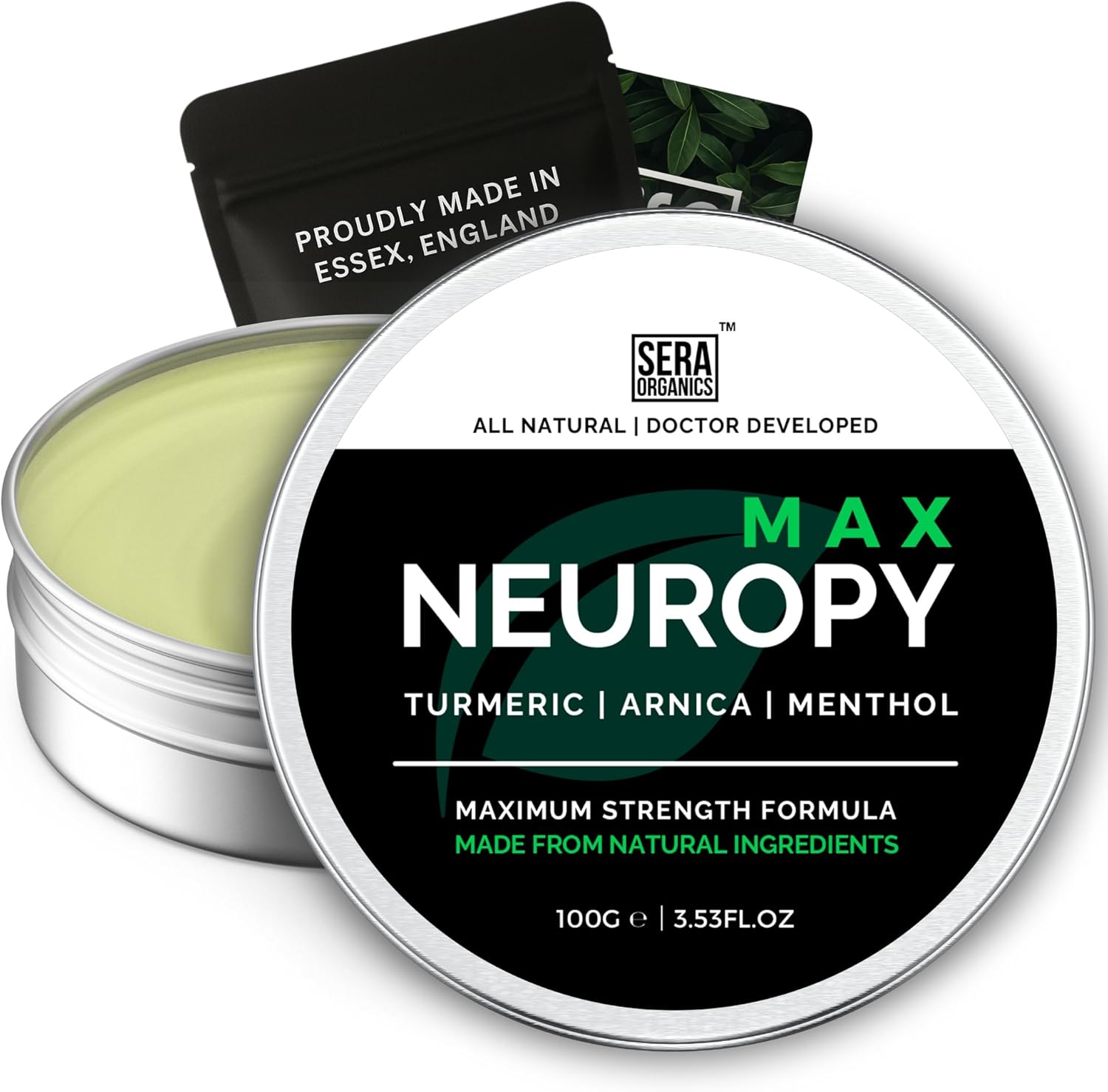 Neuropy Max Balm | Maximum Strength Natural Balm for Hands & Feet