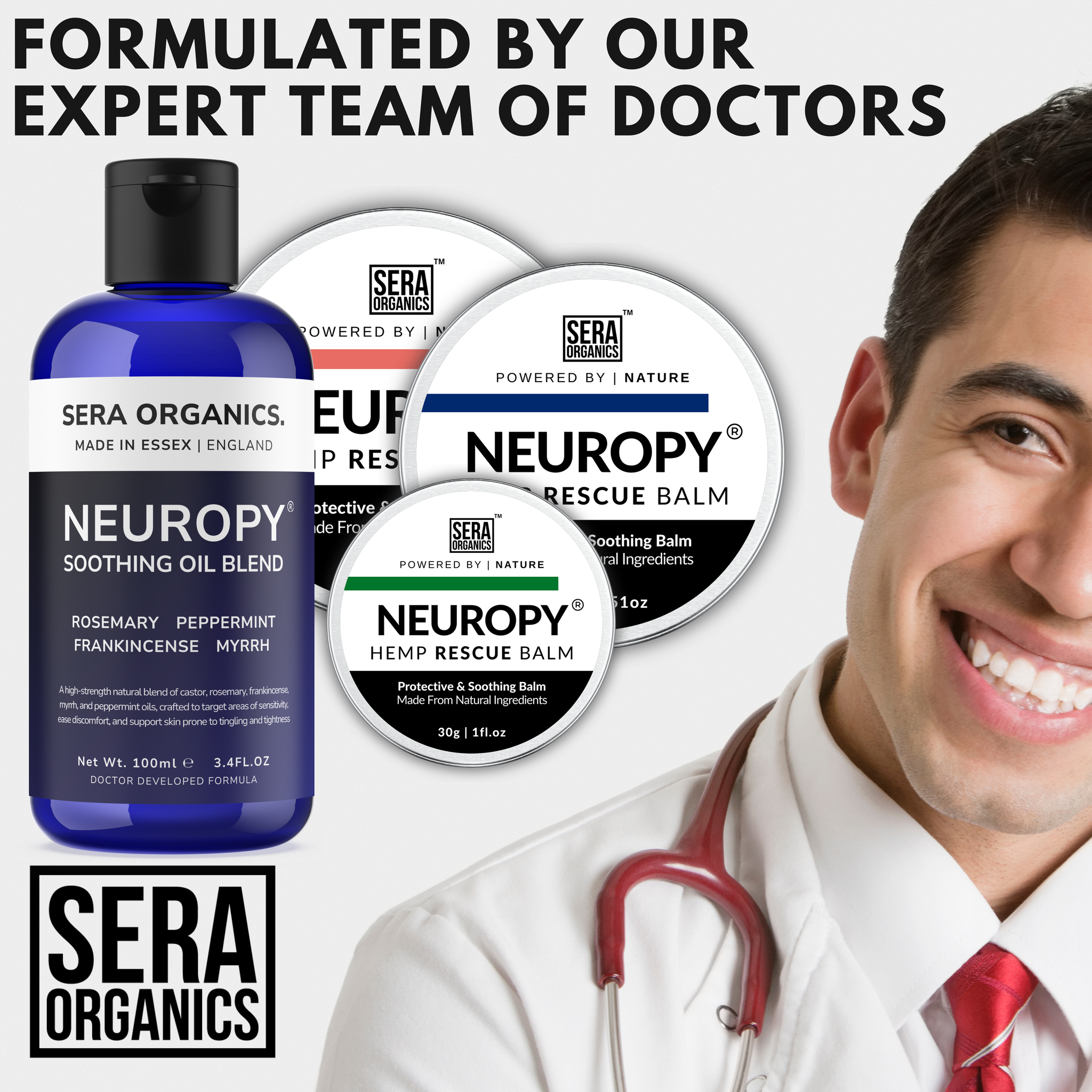 Neuropy Soothing Oil | Warming Natural Massage Oil for Hands & Feet