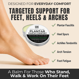 Plantar Fasciitis Soothing Balm | Natural Foot, Heel & Arch Care